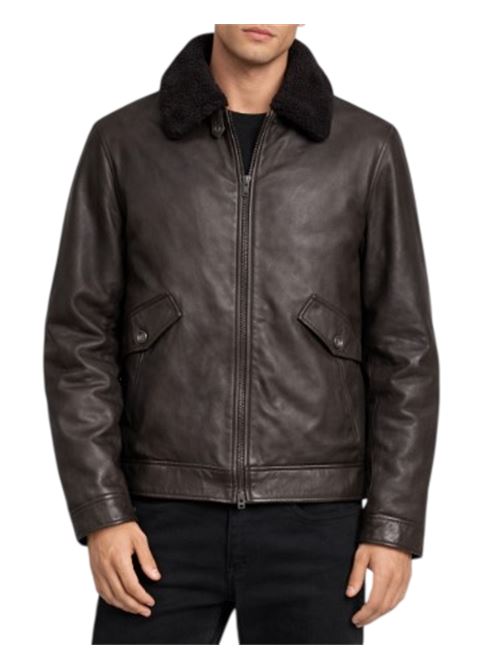 Oak leather jacket THE JACK LEATHERS | QUERCIA.06